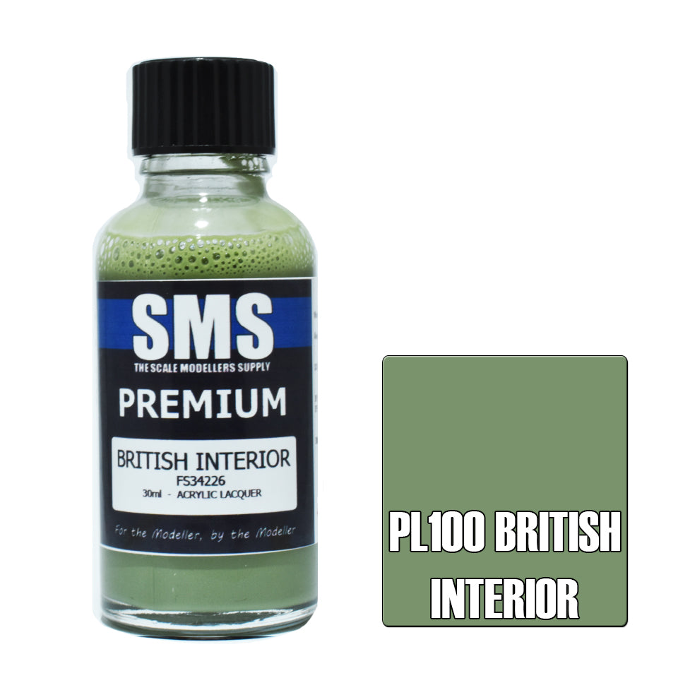 AIR BRUSH PAINT 30ML PREMIUM BRITISH INTERIOR ACRYLIC LACQUER SCALE
