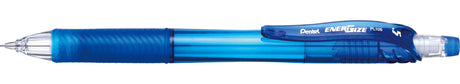 Stylish Pentel EnerGel-X 0.5mm mechanical pencils in blue barrel, features ergonomic grip and wavy clip, 12-pack.