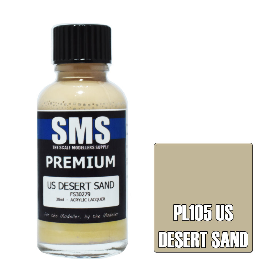 AIR BRUSH PAINT 30ML PREMIUM US DESERT SAND ACRYLIC LACQUER SCALE