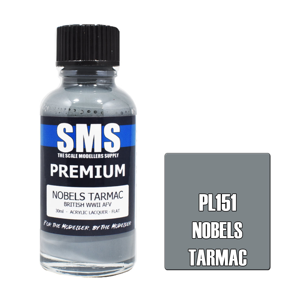 AIR BRUSH PAINT 30ML PREMIUM NOBELS TARMAC ACRYLIC LACQUER SCALE