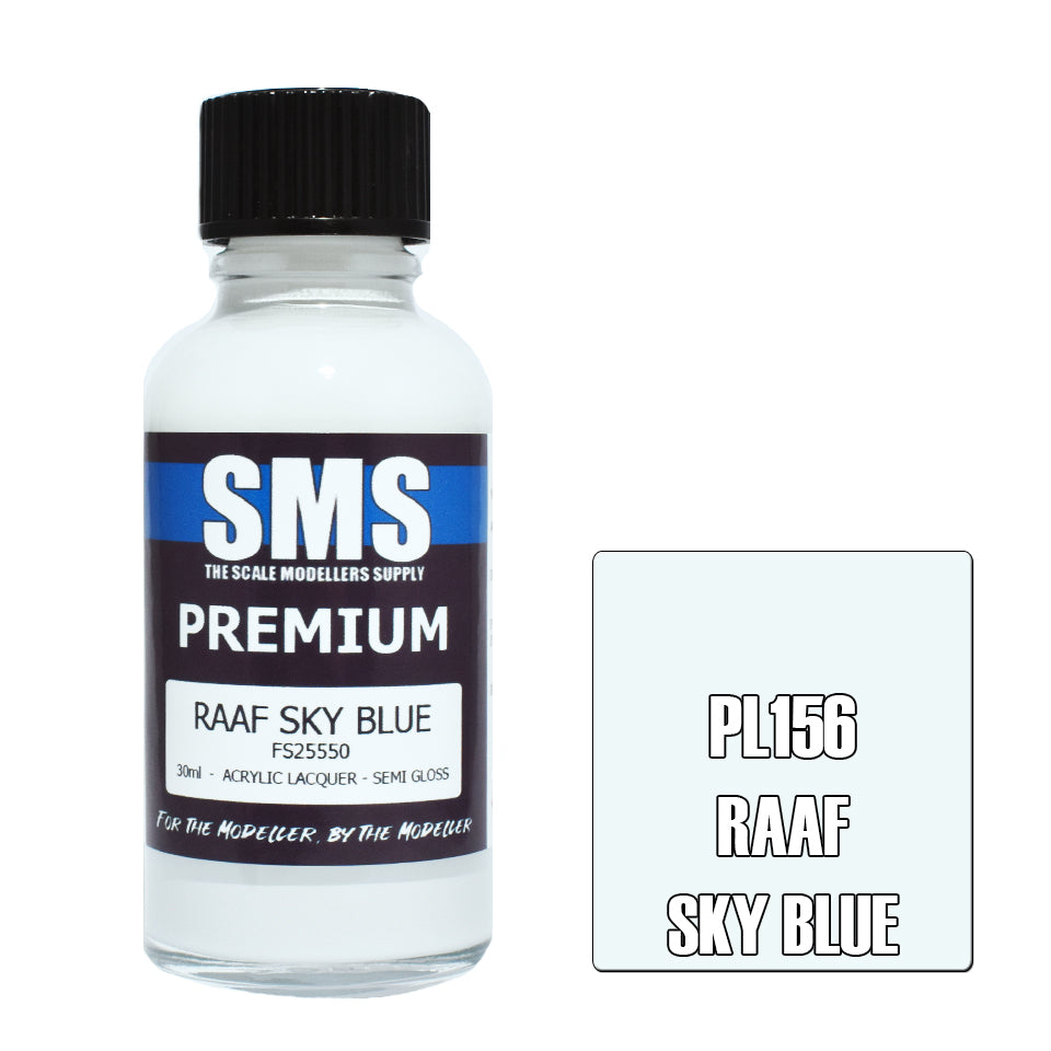 AIR BRUSH PAINT 30ML PREMIUM RAAF SKY BLUE ACRYLIC LACQUER SCALE
