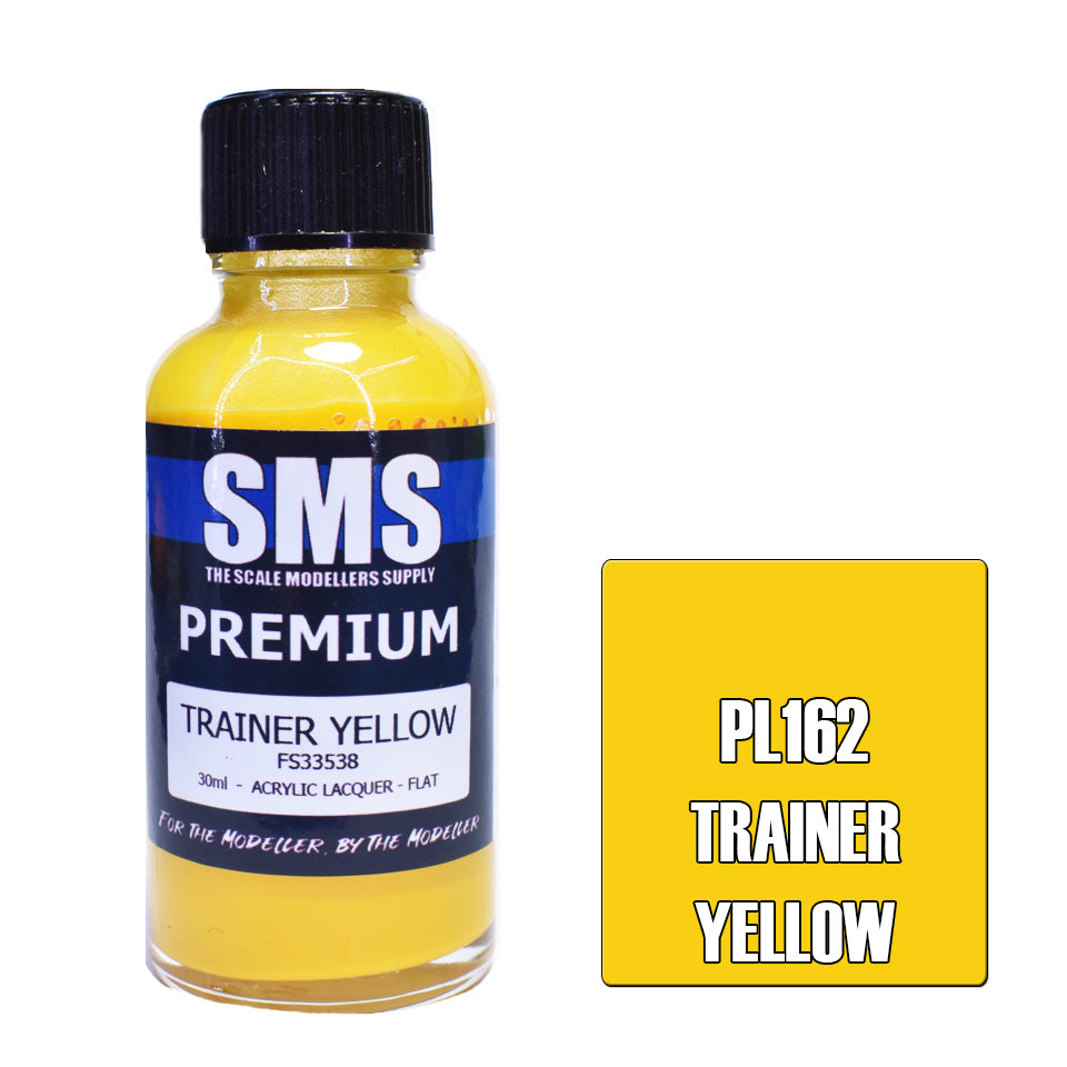 AIR BRUSH PAINT 30ML PREMIUM TRAINER YELLOW ACRYLIC LACQUER SCALE