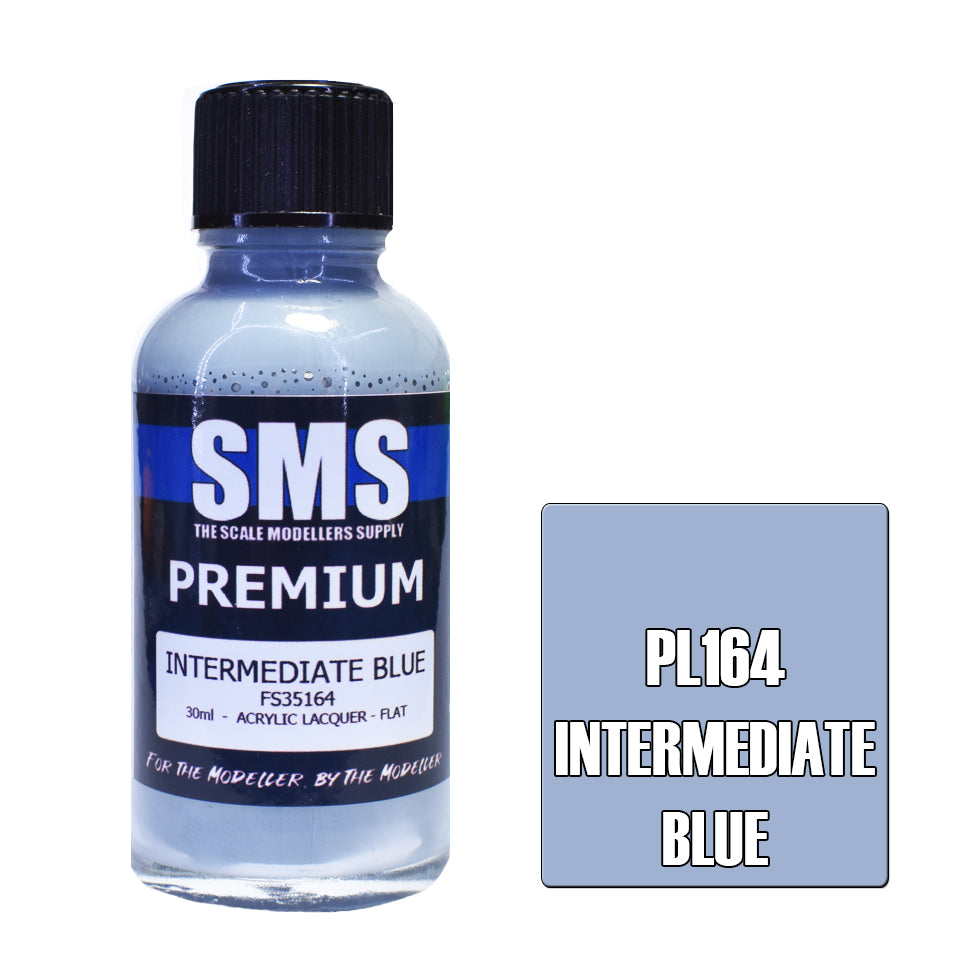 AIR BRUSH PAINT 30ML PREMIUM INTERMEDIATE BLUE ACRYLIC LACQUER SCALE