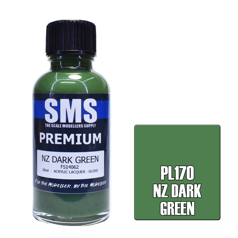 AIR BRUSH PAINT 30ML PREMIUM NZ DARK GREEN ACRYLIC LACQUER SCALE