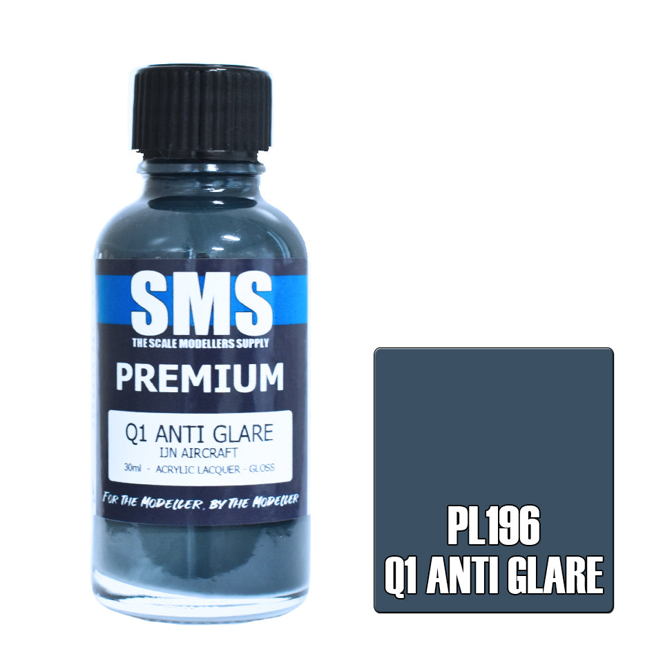 AIR BRUSH PAINT 30ML PREMIUM Q1 ANTI GLARE ACRYLIC LACQUER SCALE
