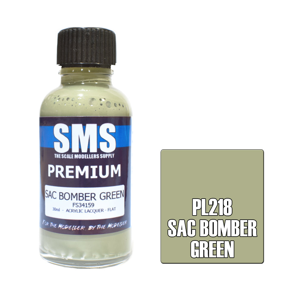 AIR BRUSH PAINT 30ML PREMIUM SAC BOMBER GREEN ACRYLIC LACQUER SCALE