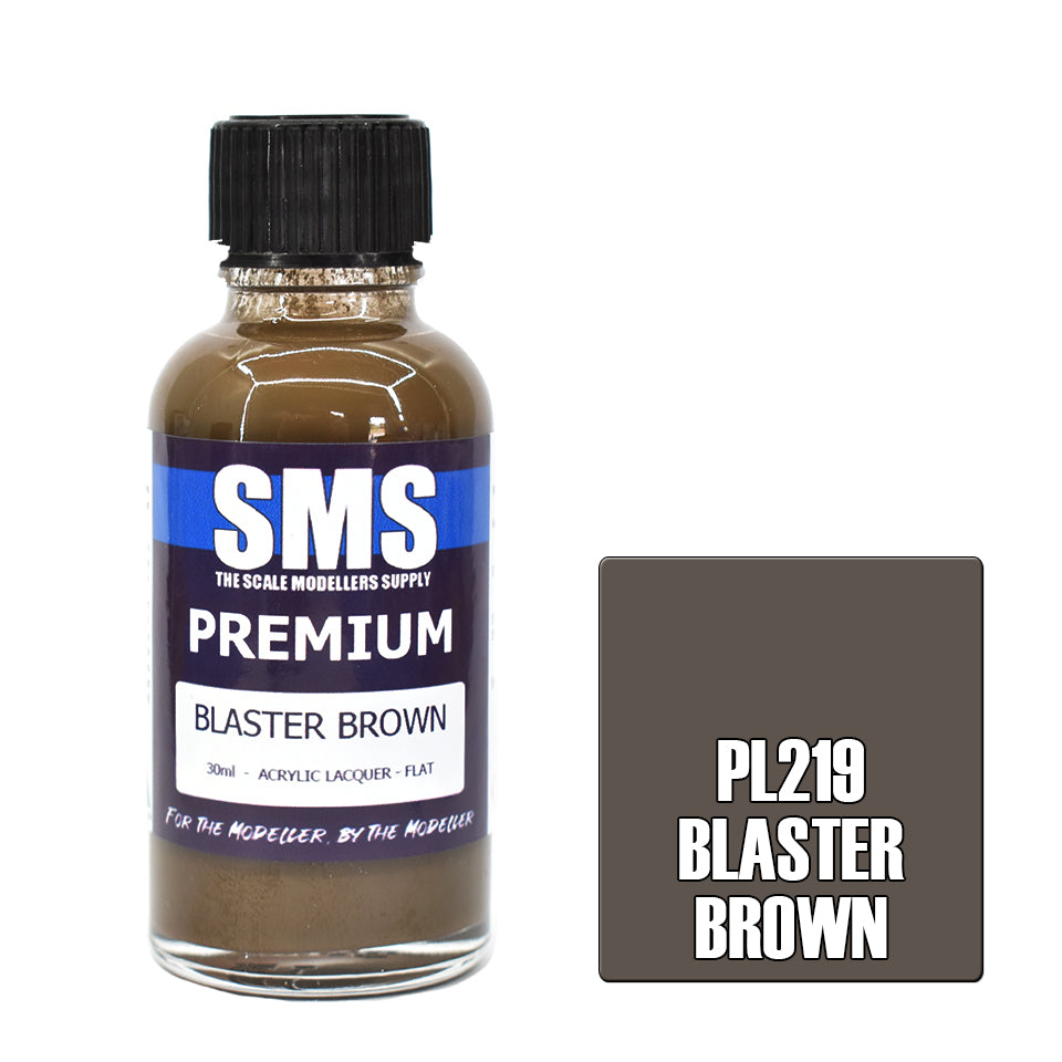 AIR BRUSH PAINT 30ML PREMIUM BLASTER BROWN ACRYLIC LACQUER SCALE