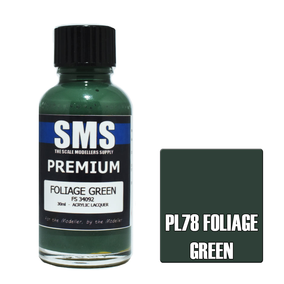 AIR BRUSH PAINT 30ML PREMIUM FOLIAGE GREEN ACRYLIC LACQUER SCALE
