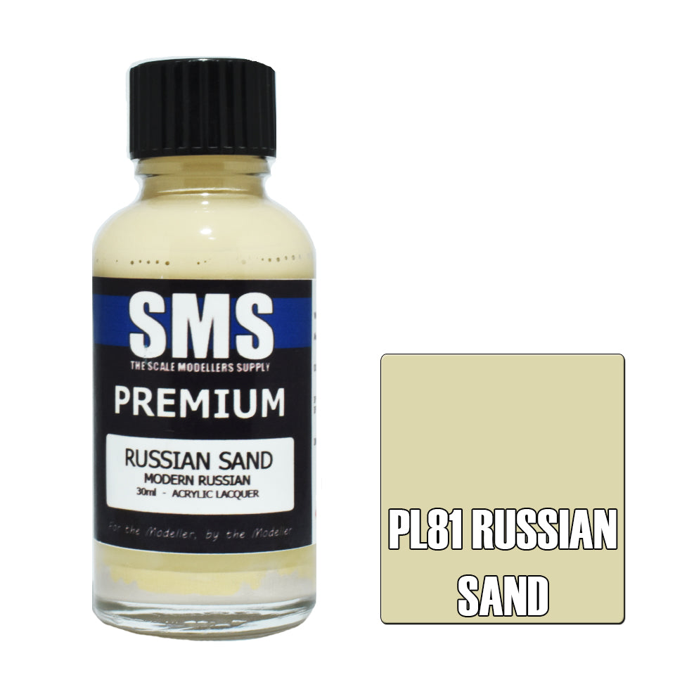 AIR BRUSH PAINT 30ML PREMIUM RUSSIAN SAND ACRYLIC LACQUER SCALE