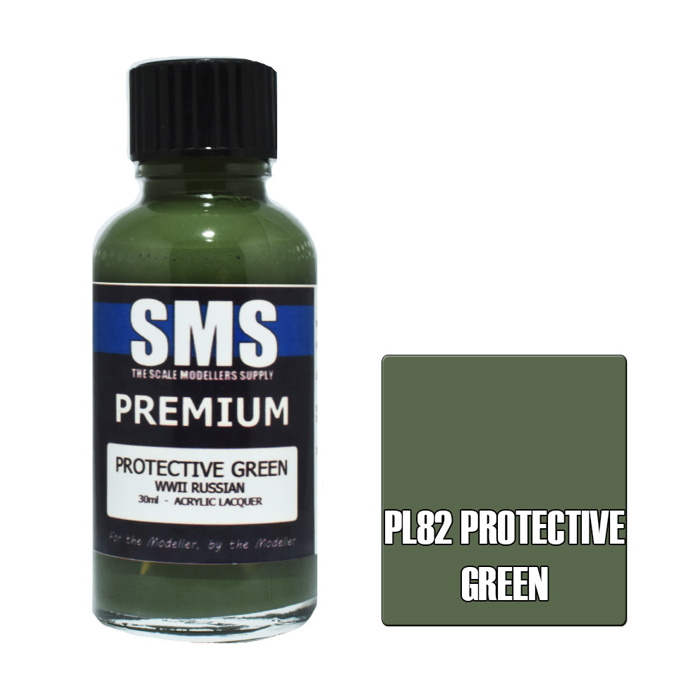 AIR BRUSH PAINT 30ML PREMIUM PROTECTIVE GREEN ACRYLIC LACQUER SCALE
