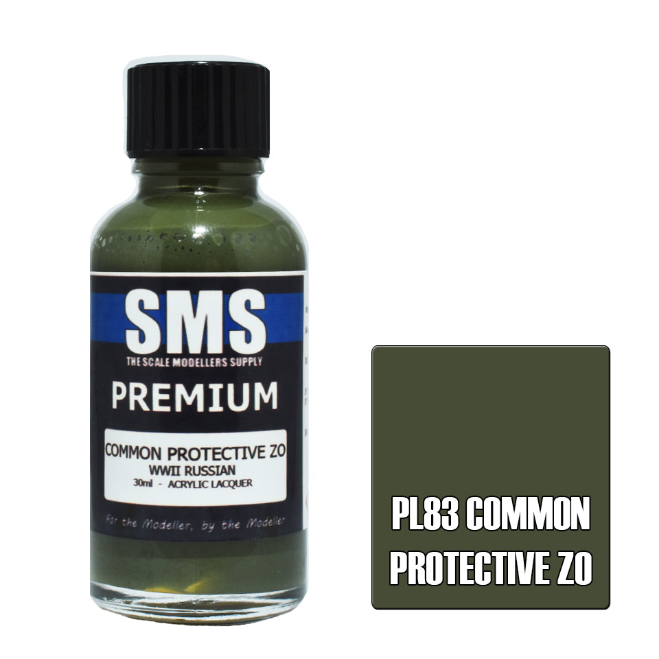 AIR BRUSH PAINT 30ML PREMIUM COMMON PROTECTIVE ZO ACRYLIC LACQUER SCALE