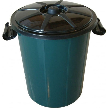 48-litre plastic rubbish bin with sleek design, wide opening, and durable construction for efficient waste management.