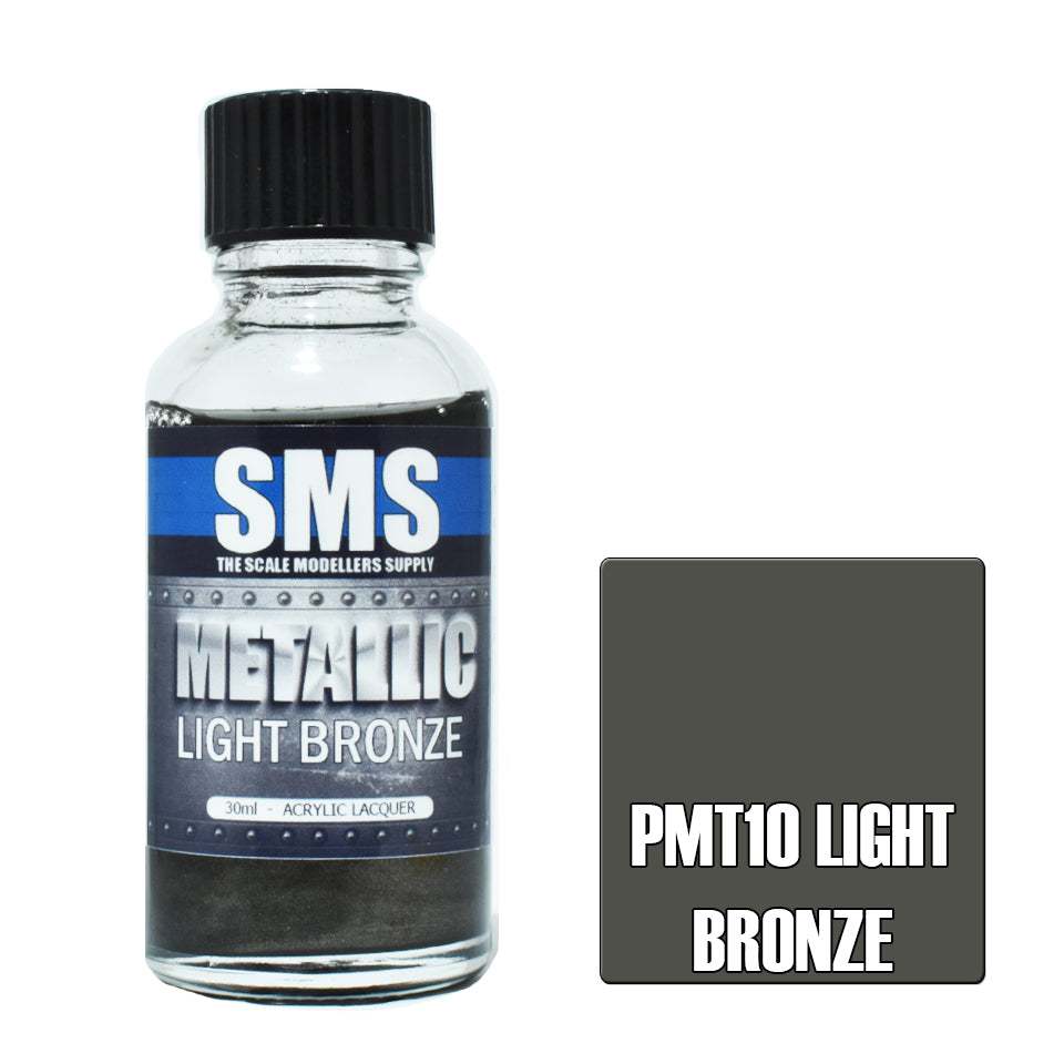 AIR BRUSH PAINT 30ML METALLIC LIGHT BRONZE ACRYLIC LACQUER SCALE