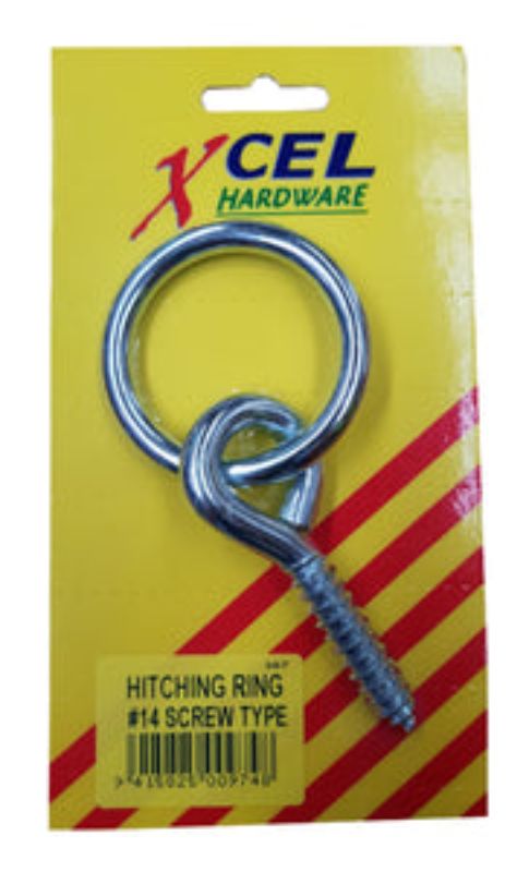 Durable Screw Type Hitching Ring #14H with 91mm eye, 48mm thread, and 50mm diameter for secure load fastening.