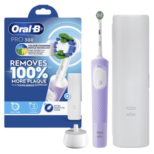 Electric Toothbrush - Oral-B Pro 300 (Lilac)