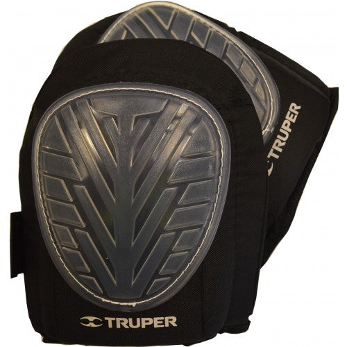 Durable Truper All Terrain kneepads with PVC cap and Lycra strap for optimal knee protection during tough tasks.