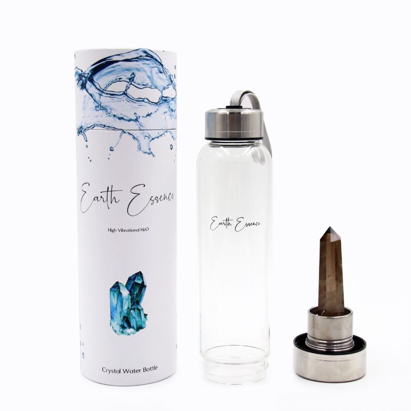 Crystal Point Bottle - Smoke Quartz (550ml)