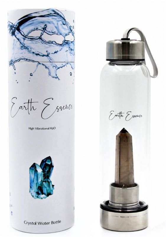 Crystal Point Bottle - Smoke Quartz (550ml)