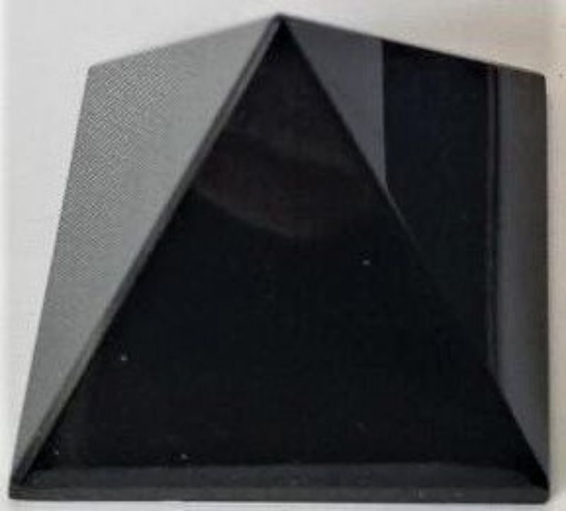 Gemstone - Obsidian Pyramid (3cm)