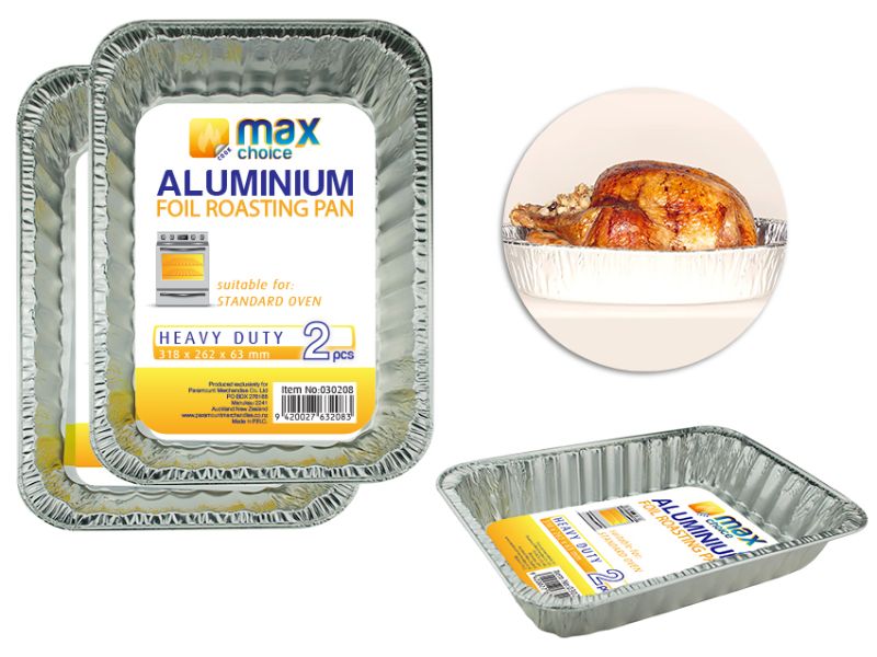 Foil Oven Dish Pan - Max Choice 32.1cm (48pcs)
