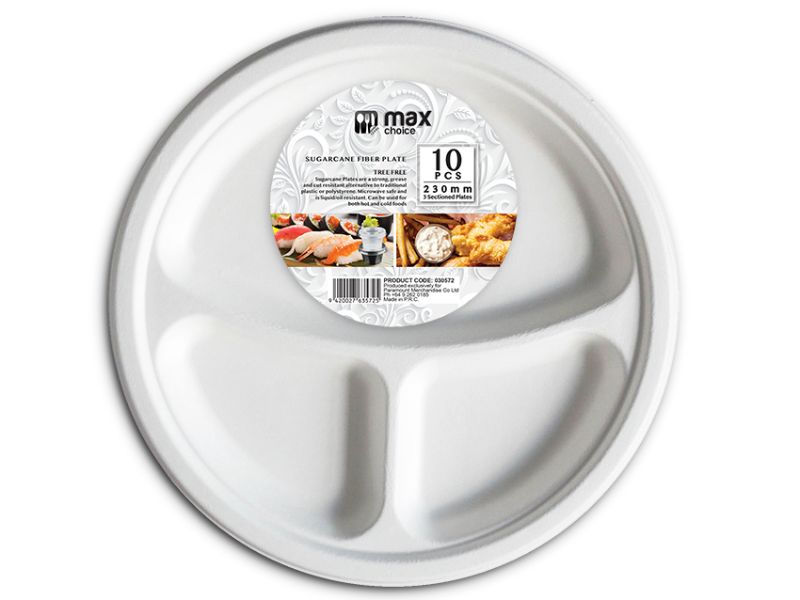 Eco Plate - MC 3 Section 23cm (480pcs)