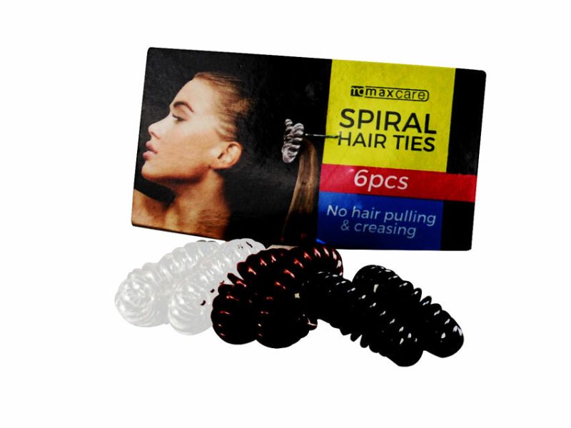 Spiral Hair Tie (144 Assorted Pieces)