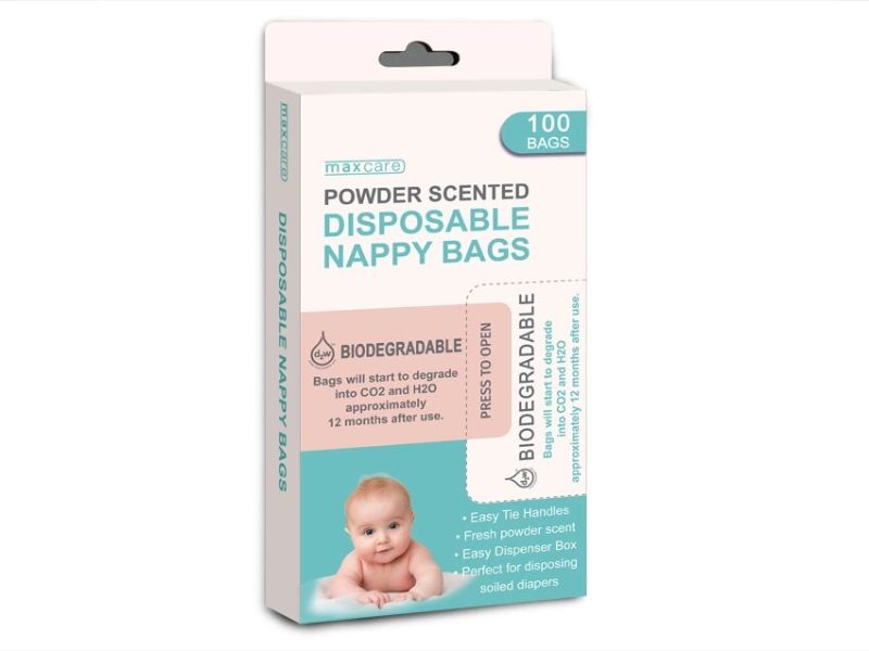 Nappy Disposal Bags - Biodegradable (24 Packs)