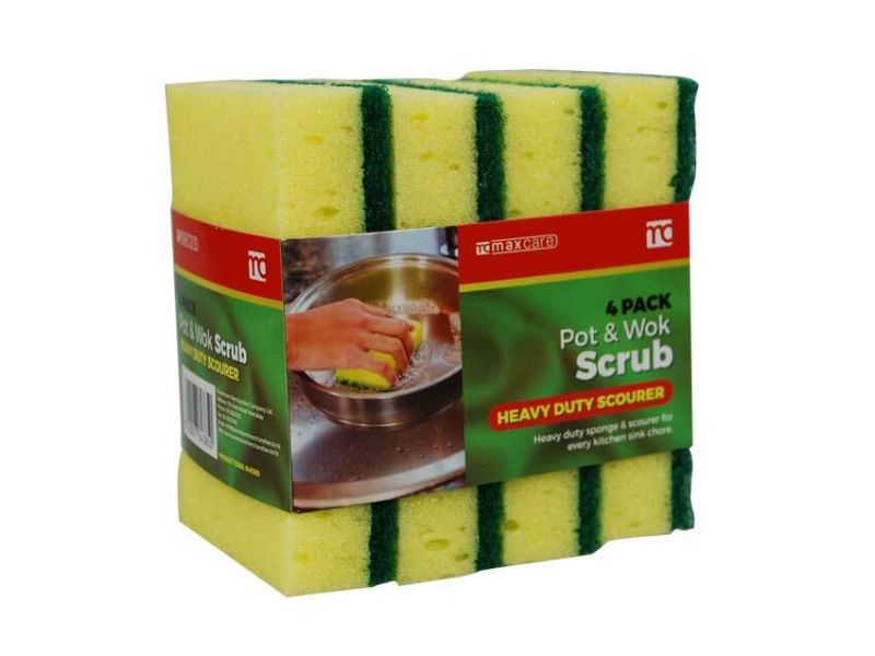 Pot and Wok Scrub - Maxcare (48pcs)