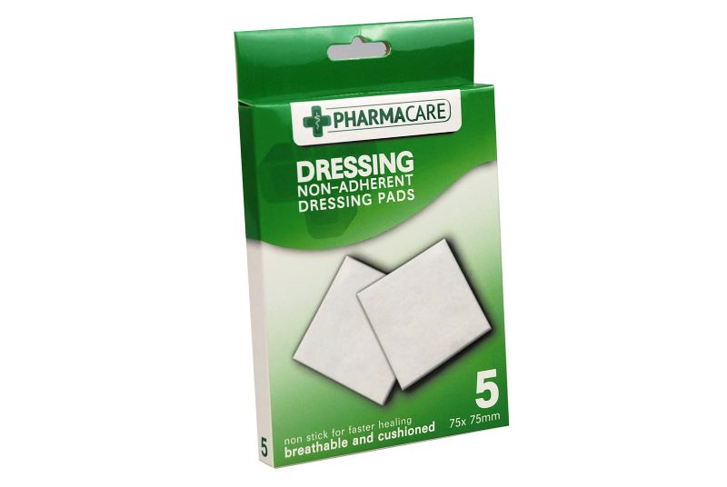 Non Adherent Dressing Pads - Pharmacare (12 Packs)