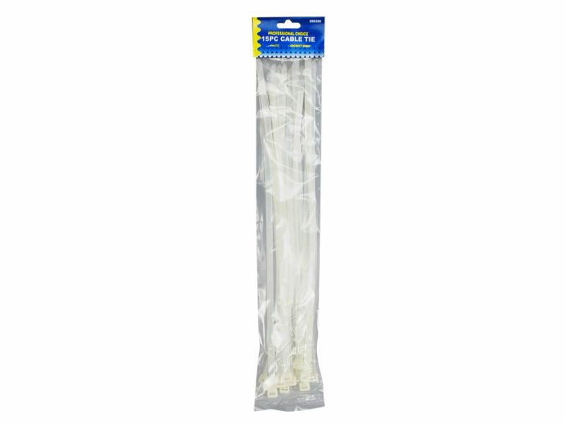 Cable Ties - White 40cm (24 Packs)