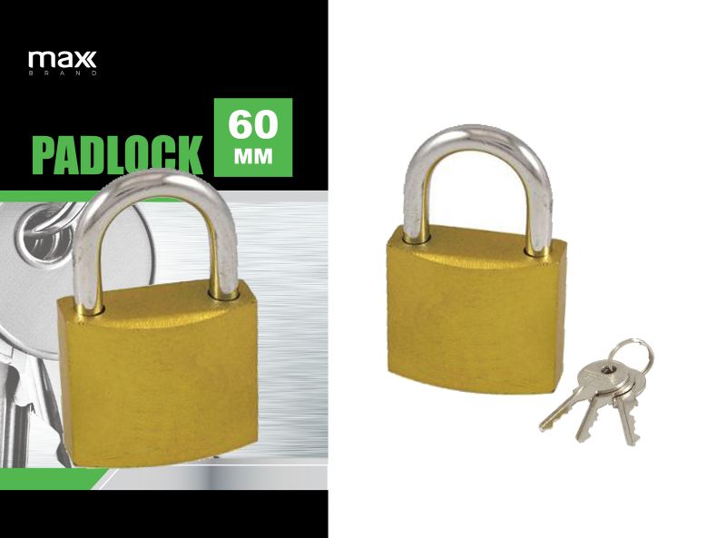 Padlock - MAX 60mm (Set of 12)