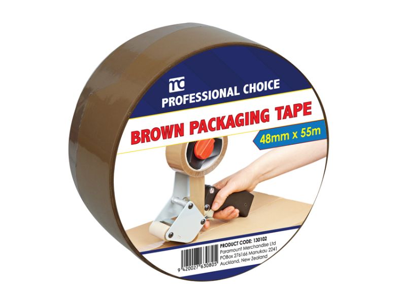 Packaging Tape - Tan 55m (Set of 6)