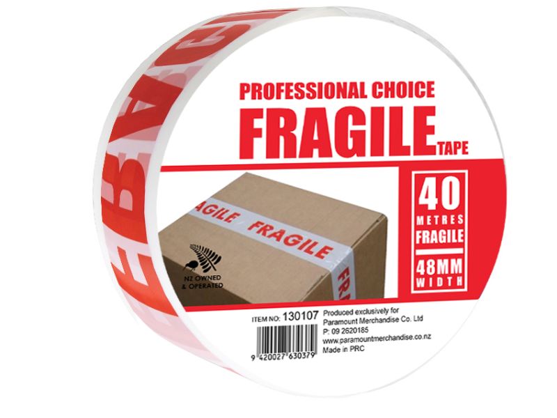 FRAGILE Tape - 40M (Set of 6)