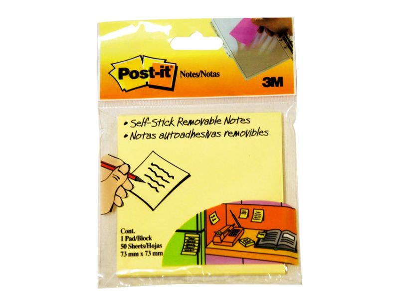 3M Post It Sticky Note Pads - 78mm (12 Packs)