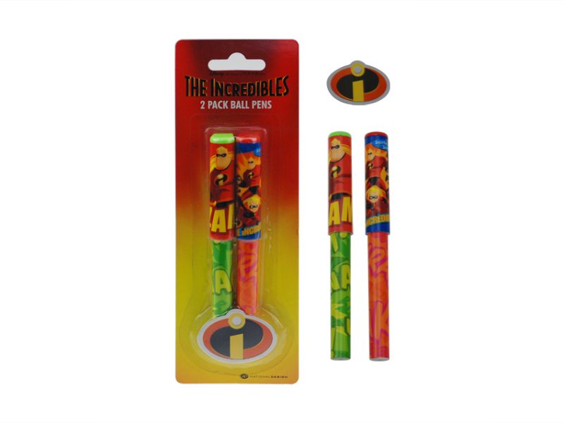 Ball Pen - Disney Licensed Incredibles (12 Packs)