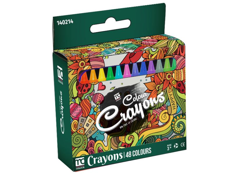 Colour Crayons - MC 80mm (12 Packs)