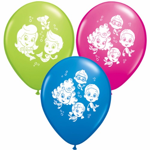 28cm Bubble Guppies Latex Balloons - Pack of 25