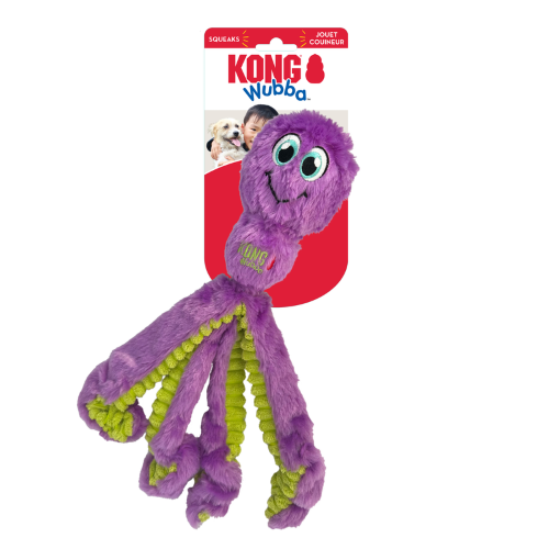 Dog Toy - KONG Wubba Octopus Assorted (Large)