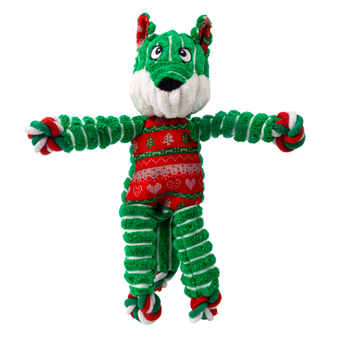 Dog Toy - KONG Holiday Floppy Knits Fox (Small/Medium)