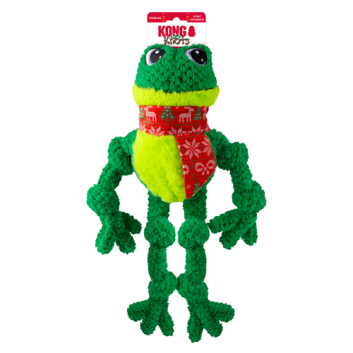 Dog Toy - KONG Holiday Knots Frog (Large/XL)