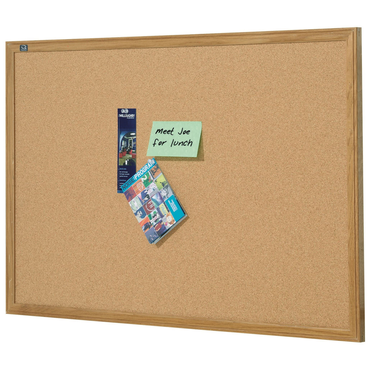 Quartet Oak Frame Corkboard 900x600mm
