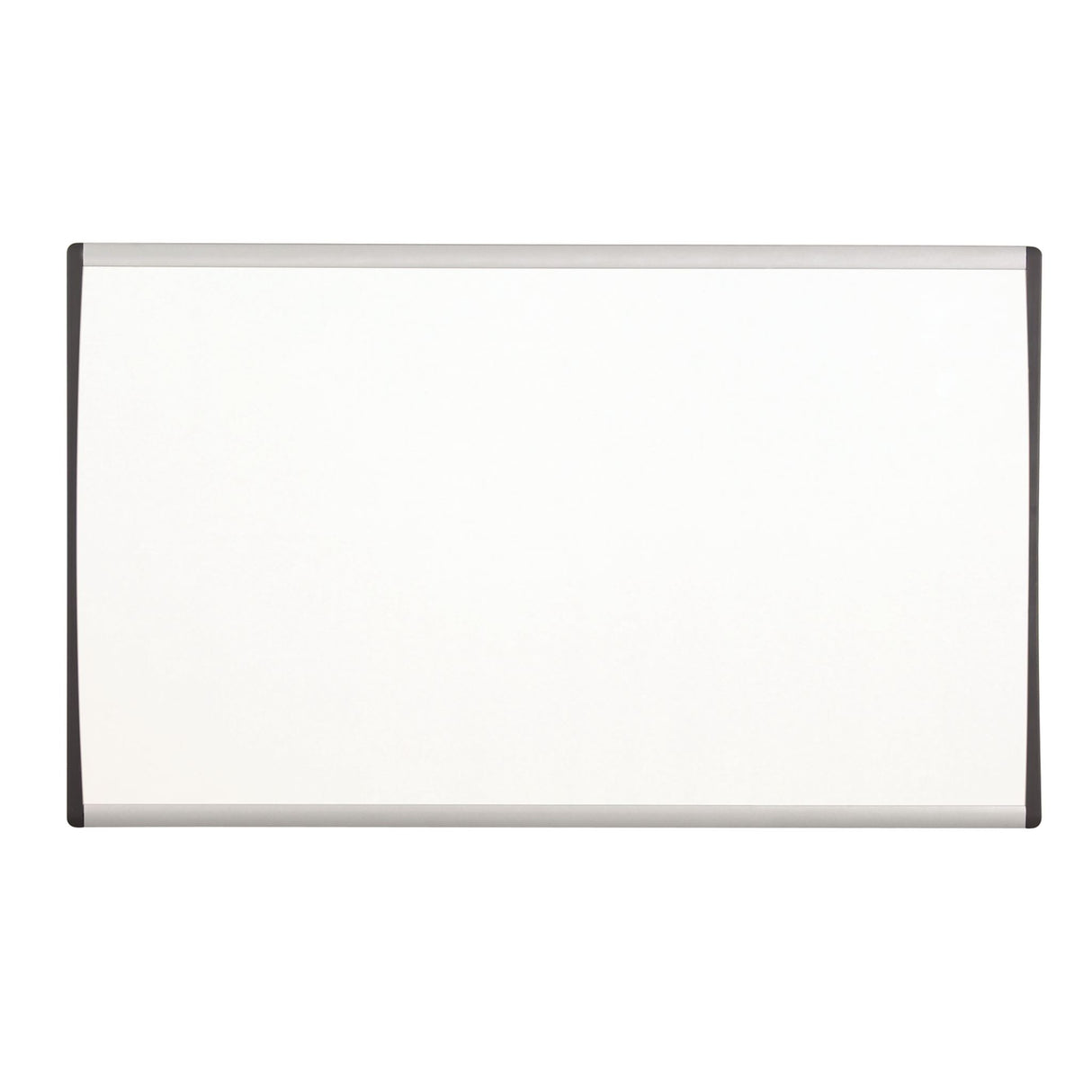 Quartet Arc Cubicle Whiteboard 610x360mm with magnetic surface, aluminum frame, marker, and magnets for efficient organization.