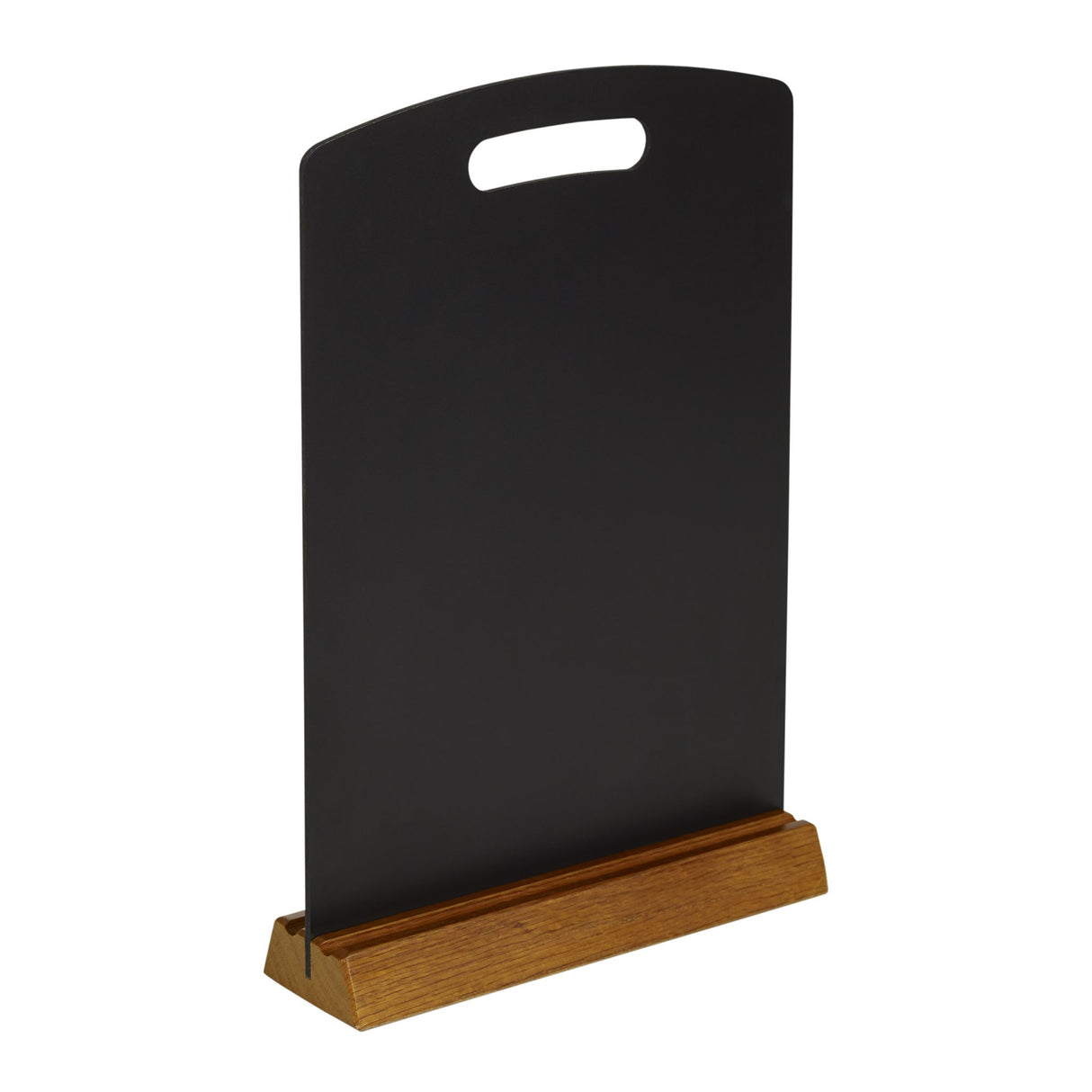 Quartet A5 Chalk Board Menu - Double-sided chalkboard for cafés, with oak tray and reusable surface for daily specials.