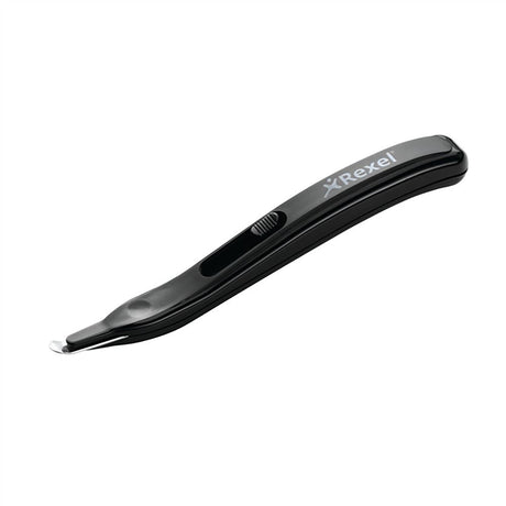 Rexel Eco Staple Remover Extract-It: slim, lightweight, eco-friendly tool for easy staple removal with integrated magnet.