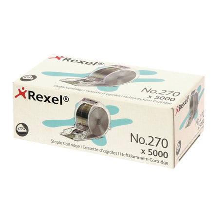 Rexel Stella Staples 70 cartridge containing 5000 chisel-pointed staples for efficient, hassle-free stapling in offices.