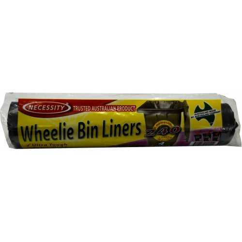 Garbage Bags 240l Necessity Roll Of 4