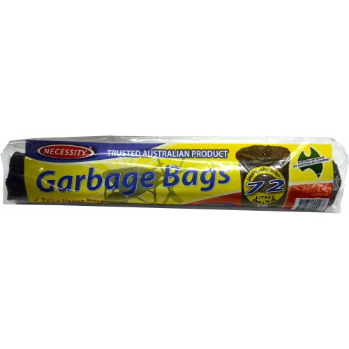 72L garbage bags roll of 10, perfect for effective waste management, durable and easy to tear for hassle-free disposal.
