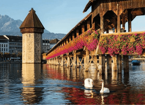 Jigsaw Puzzle - Ravensburger C+R Luzern Kapellbrucke (1000pcs)