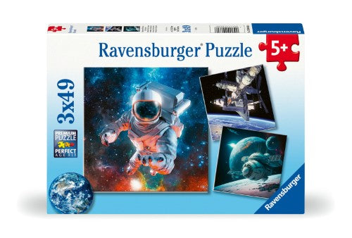Jigsaw Puzzle - Ravensburger Outer Space (3 x 49pcs)