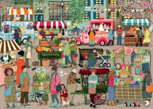Jigsaw Puzzle - Ravensburger Street Market (1000pcs)